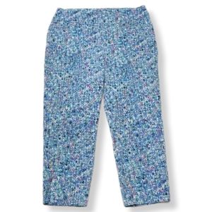 Westbound Blue Stretch Capri Pants